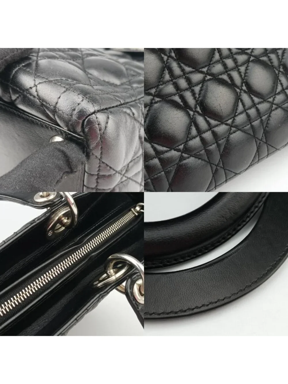 Dior Black Lambskin Handbag